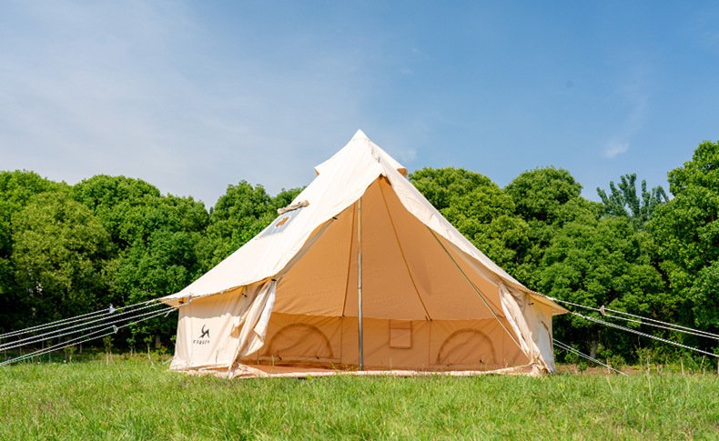 8 - 10 People Outdoor Luxury Glamping Bell Tents for Boutique