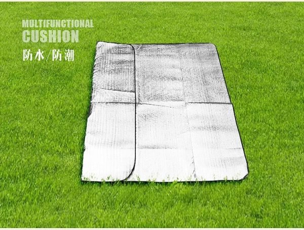 Moisture-proof mat outdoor camping thickened picnic mat aluminum membrane portable waterproof single double dormitory student sl 1