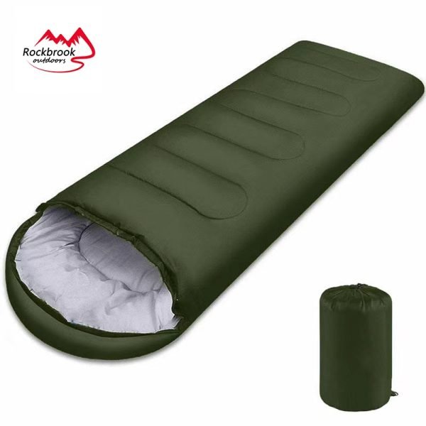 ROCKBROOK Sleeping Bag Camping Ultralight Waterproof Envelope Backpacking Sleeping Bags For Outdoor Traveling Hiking 1
