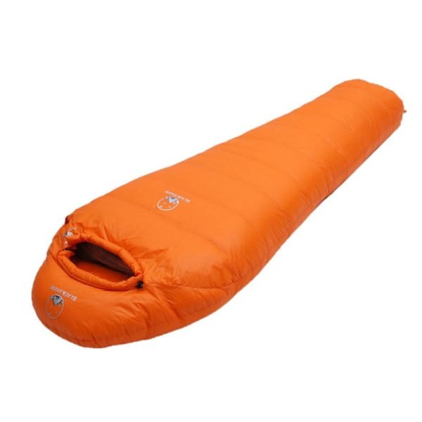 Very Warm White Goose Down Filled Adult Mummy Style Sleeping Bag Fit for Winter Thermal 4 Kinds of Thickness Camping Travel 3